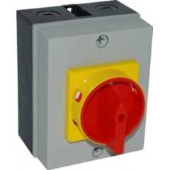 Plastic Enclosed Isolator Switch 100A 3 Pole